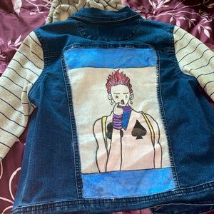 A Self painted Hizoka jean jacket